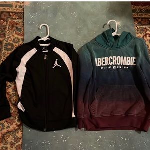 Abercrombie and Jordan Hoodie and jacket voice size 5/6